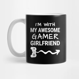 I'm With My Awesome My Gamer Girlfriend Mug